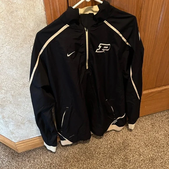Vintage Purdue Windbreaker TEAM APPAREL!!! - Picture 1 of 3